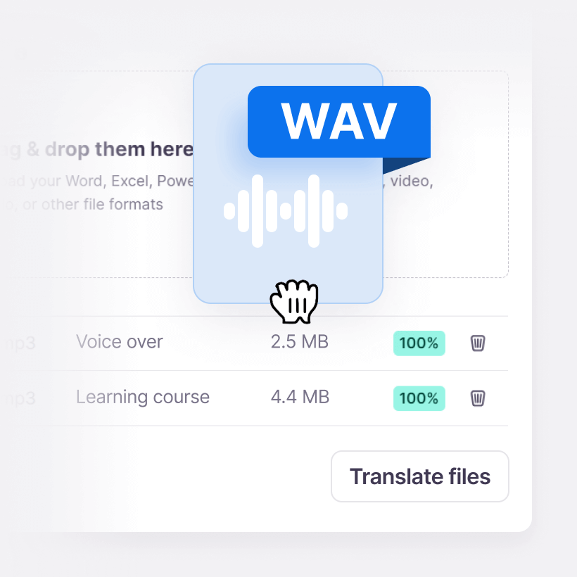 Wav translator - Smartcat wav-translator