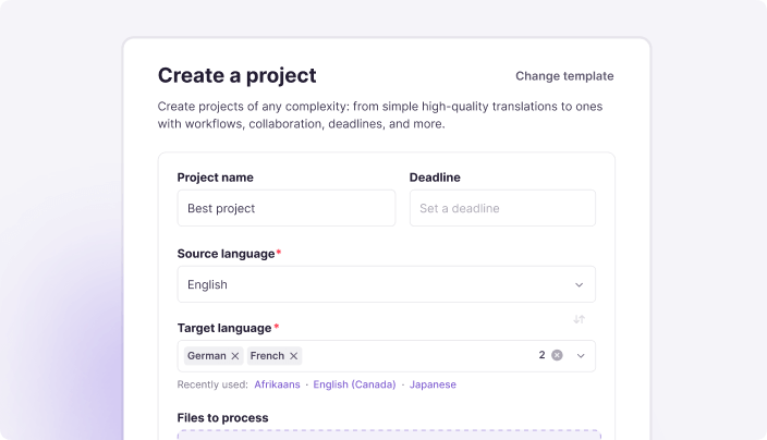 We’ve simplified projects and file translation in Smartcat
