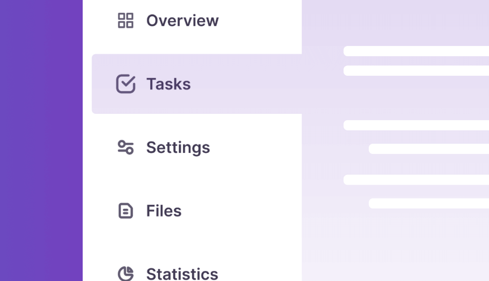 Improved Smartcat project navigation menu bar
