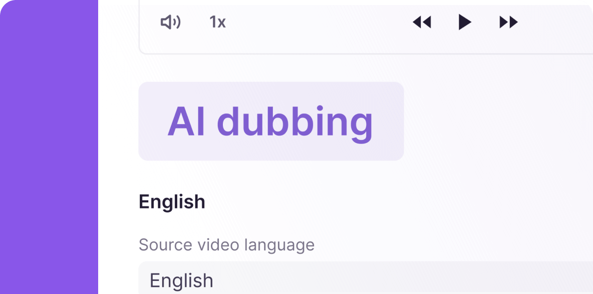 Introducing Smartcat AI Dubbing