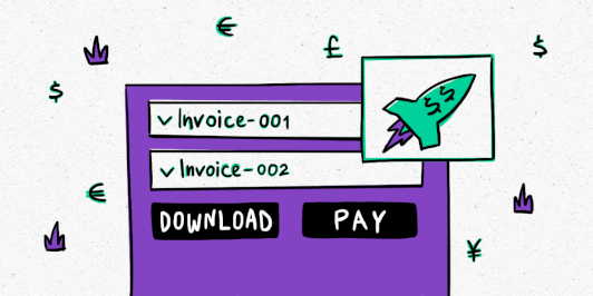 Updated payment flow for translation service invoices
