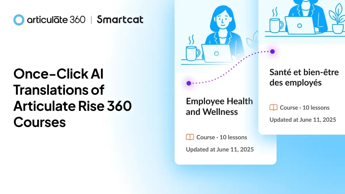 Localize articulate rise courses - Smartcat blog