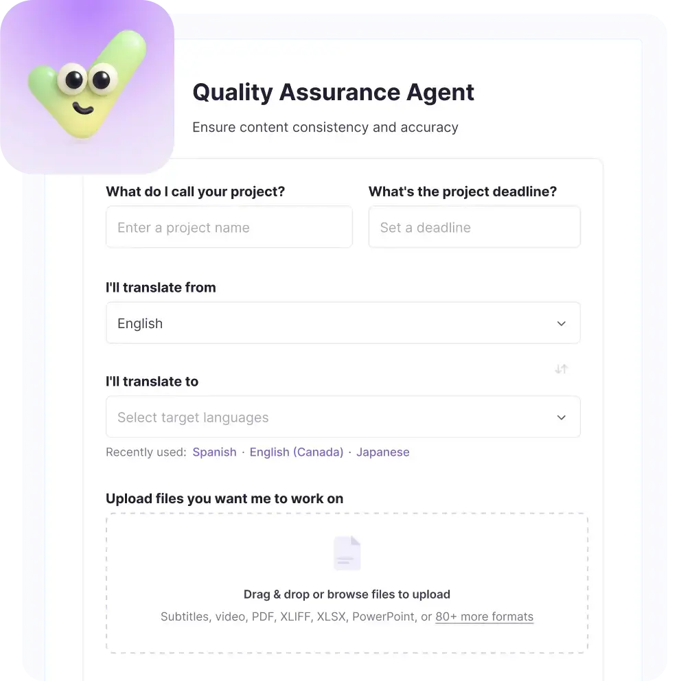 Quality assurance agent - Smartcat ai-agents