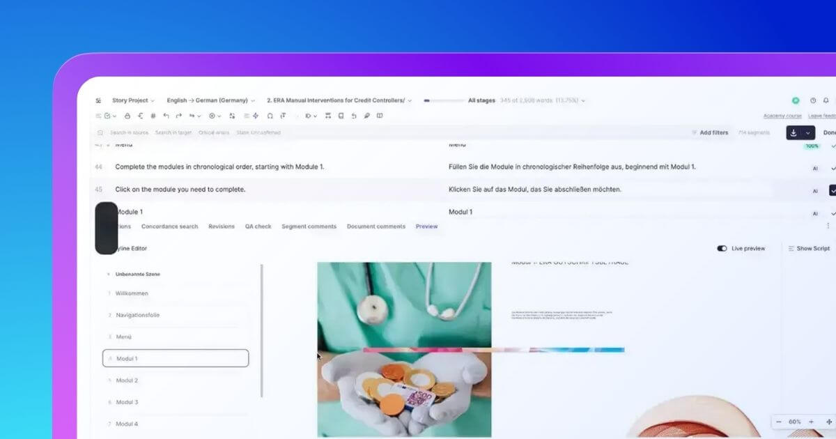 Smartcat Now Supports Articulate Storyline Course Translation