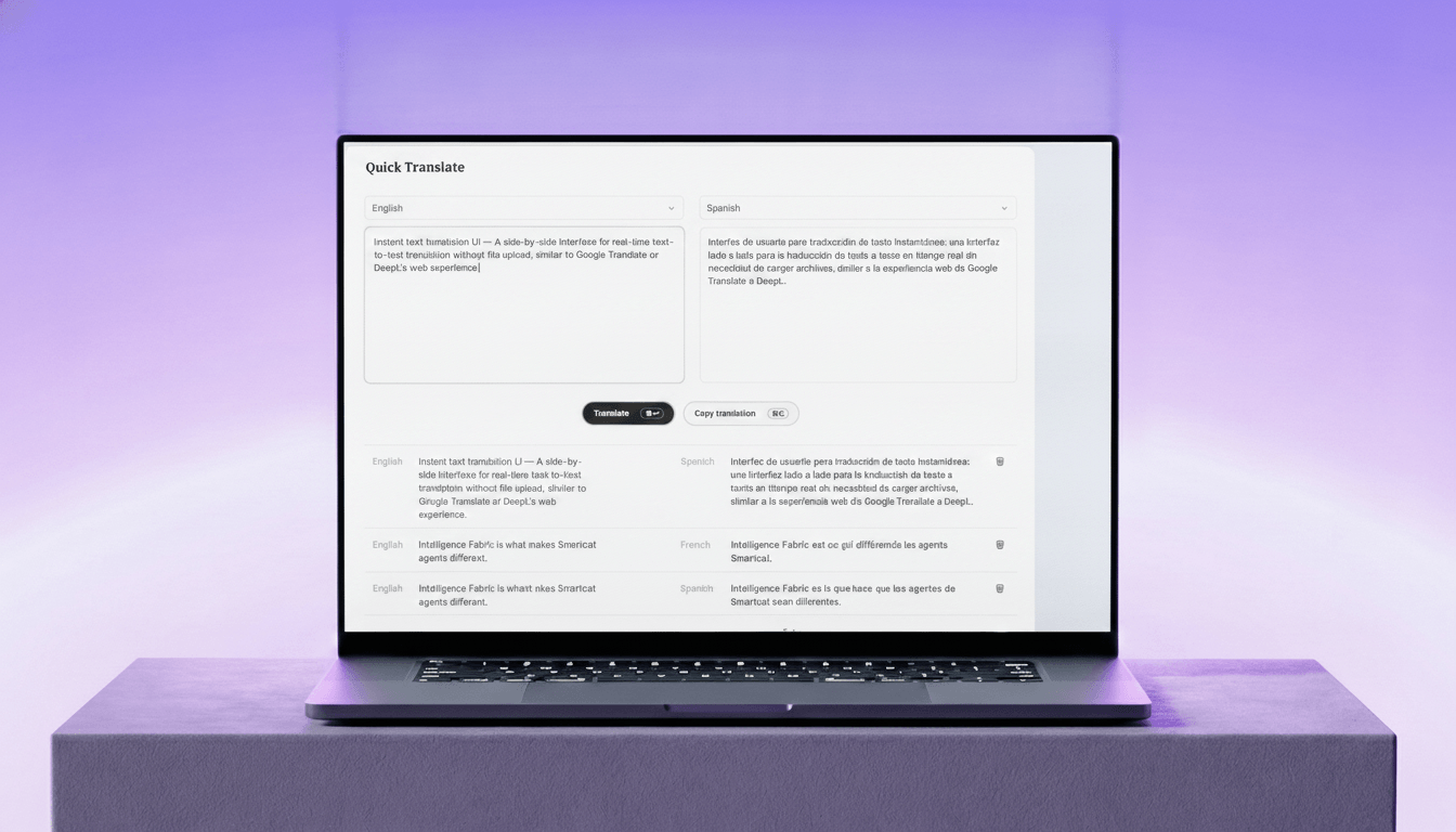 Custom Apps Beta: Smartcat Quick Translate & Custom Intake Portals
