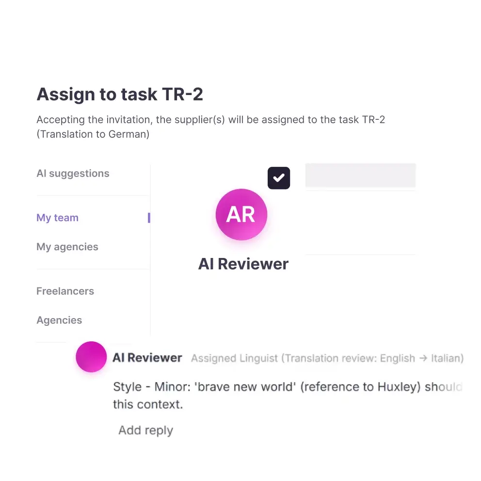 Reviewer coworker - Smartcat ai-coworkers