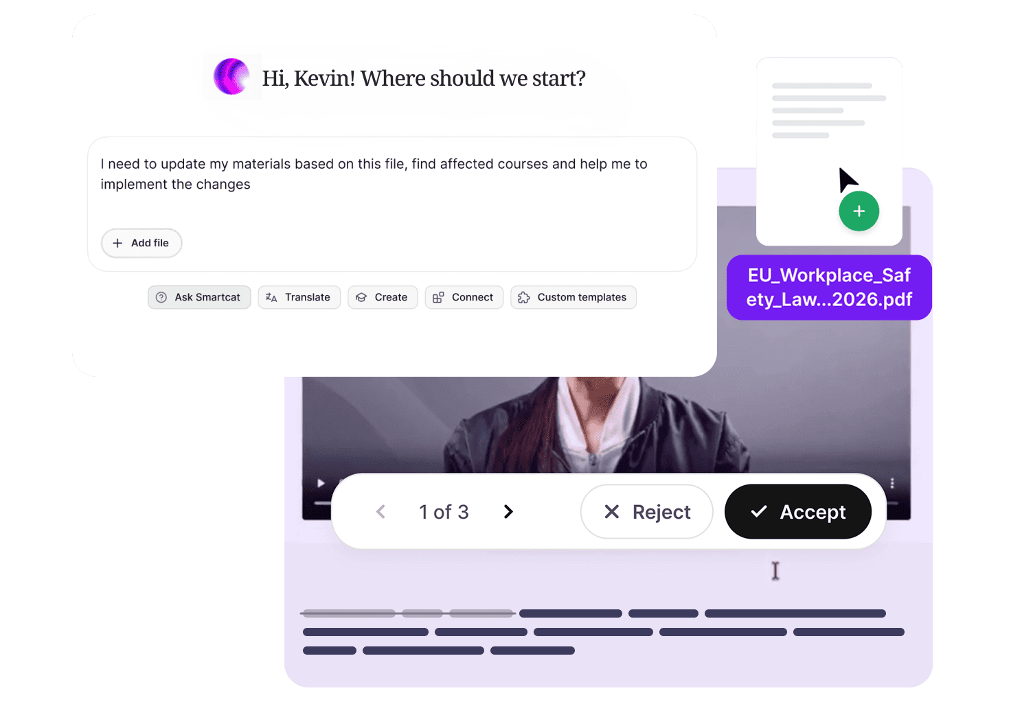 Smartcat training translation workspace