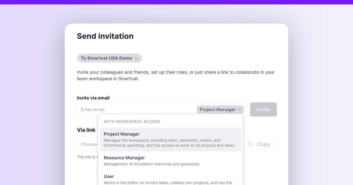 Grant the right reviewer access in seconds, with the new User and In-house Reviewer roles